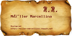 Müller Marcellina névjegykártya